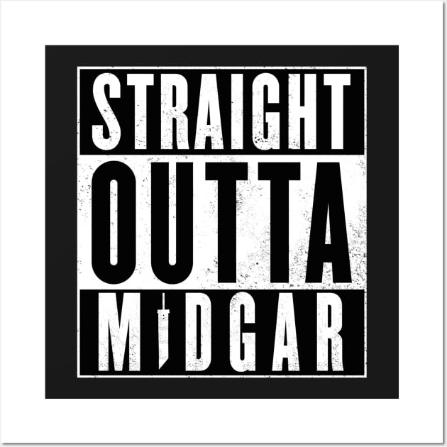 Straight outta Midgar Wall Art by geekmethat